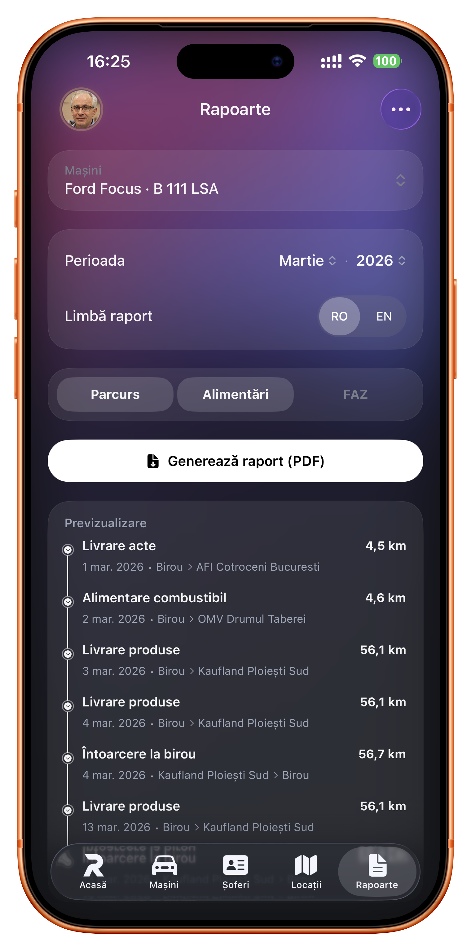 Rolog - Generare rapoarte